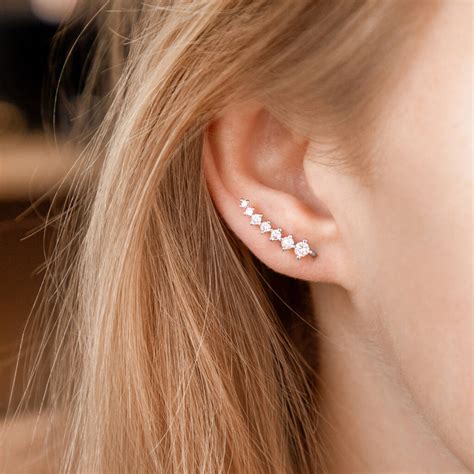 ear climbers earrings for women.